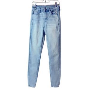 American Eagle Outfitters High Rise Light Blue Jeans